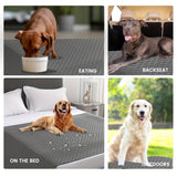 Waterproof & Non-Slip Dog Mattress Cover for Beds, Sofas, Cars | Super Soft Pet Blanket with Incontinence Protection | Machine Washable Furniture Protector Pad, Puppy Bedspread, Durable Dog Carpet