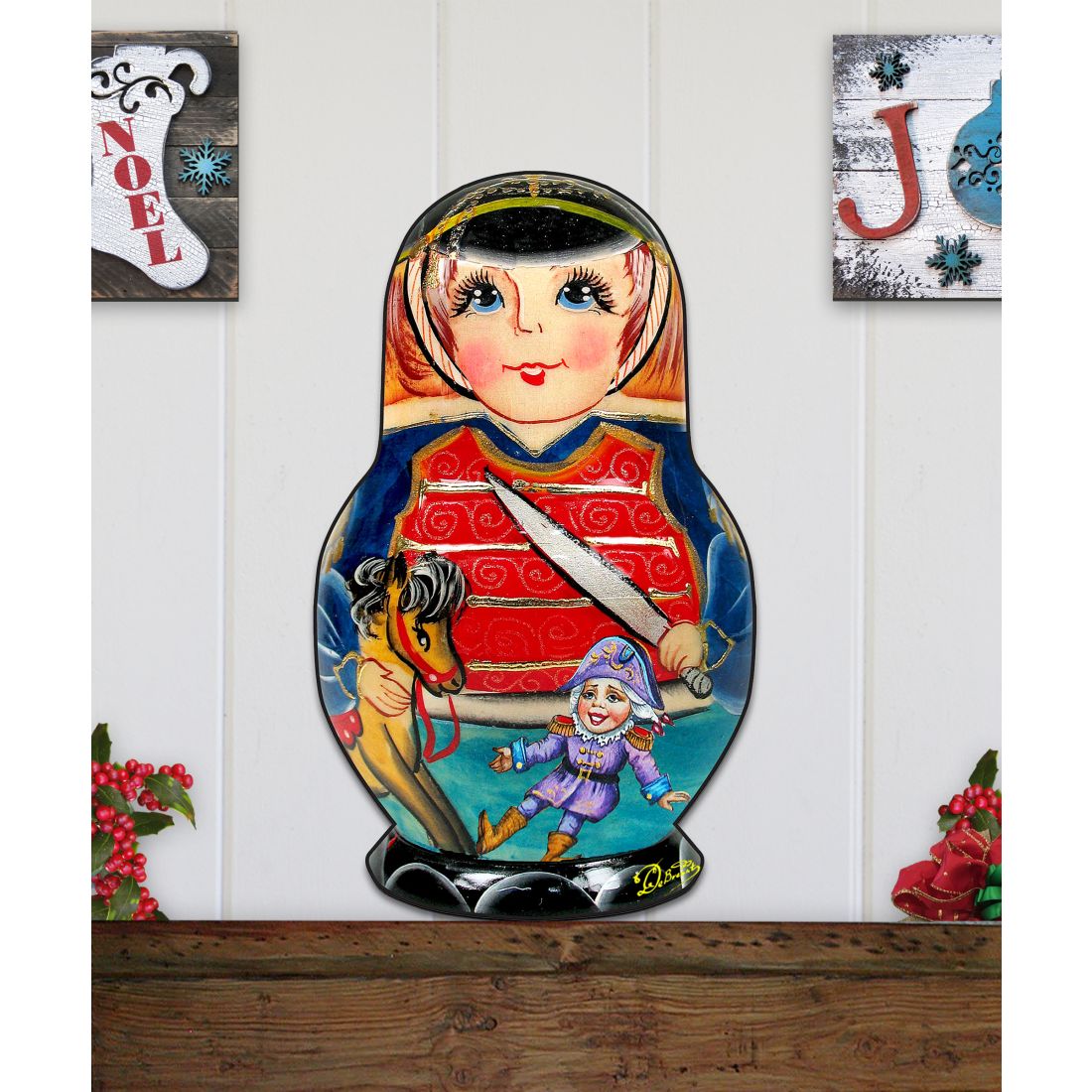 Nutcracker Soldier Holiday Door Decor by G. DeBrekht - Christmas Decor - 8115151H