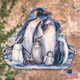 Arte mural de vida silvestre "Sno Buddy Like You" - J. Bergsma - Decoración navideña de vida silvestre - 8591659W-JB