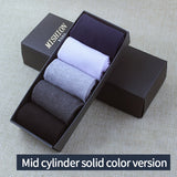 5 paires de chaussettes mi-mollet tendance ultra-confortables pour hommes - Respirantes, évacuant l'humidité, douces et extensibles pour une utilisation en extérieur en toutes saisons - Chaussettes décontractées unisexes pour un confort quotidien