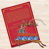 Country Quilted Reindeer Wooden Ornaments by G. DeBrekht - Wildlife Holiday Decor - 8198211-4