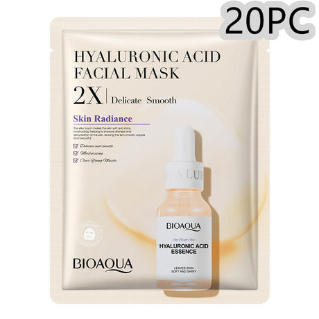 Collagen Face Mask Moisturizing Firming Face Sheet Mask Hyaluronic Acid Facial Masks Beauty Skin Care Gel Skin Care - Lootquake