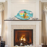 Fish Coastal Door Decor by G. DeBrekht - Coastal Holiday Decor - 8198527H