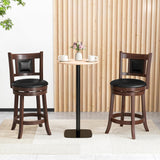 Ergonomic Swivel Bar Stools Set of Two-1
