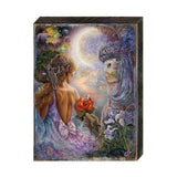 Maqui of Love Fantasy Wooden Wall Art by Josephine Wall - Fantasy Décor - 852148-JW