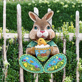 Easter Bunny Easter Holiday Door Decor by G. DeBrekht - Easter Spring Decor - 8144502H