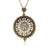 Hollow Retro Magnifying Glass Necklace Alloy Plating - Lootquake