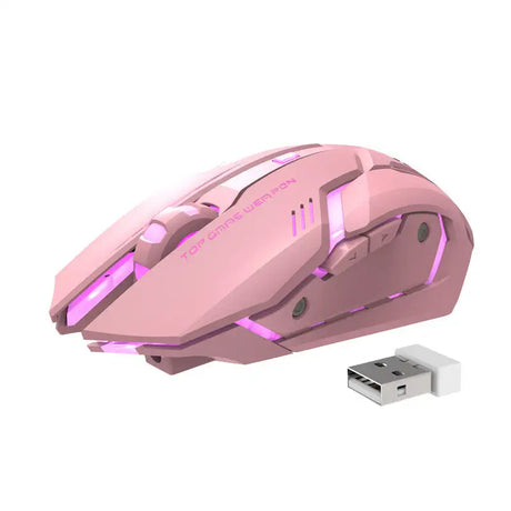 Wireless Charging Silent Gaming Mouse Machinery - Lootquake
