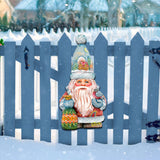 The First Noel Christmas Door Decor by G. DeBrekht - Christmas Santa Snowman Decor - 8116410H