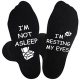 1 Pair Funny Socks Novelty Fun Gifts For Men Dad, Gifts From Daughter Grandpa, Christmas Birthday Gifts For Dad Grandpa Husband Boyfriend Best Dad Grandad Papa Ever Gifts For Funny Fathers Day Gifts From Daughter Wife Son Gir