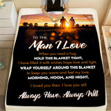 1pc I Love You Husband Blanket, Gifts for Him, Valentines Gifts, Boyfriend Birthday Gifts, Husband Birthday Gifts from Wife