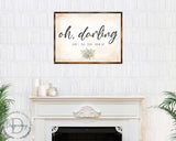 Oh Darling - Nursery sign - Don't you ever grow up - Nursery wall decor - Kids room wall decor - Contemporary sign - Newborn Gift - 310350