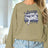 Women's Fashionable Solid Color Printed Long Sleeved Sweatshirt - Lootquake