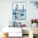 Arte de pared costero de madera con aves pacíficas, pelícanos y gaviotas de Nature Wonders - Decoración costera de vida marina - 95252-4B