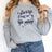 Women's Fashionable Solid Color Printed Long Sleeved Sweatshirt - Lootquake