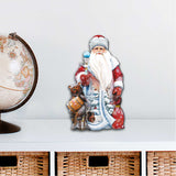 Decoración de puerta con Papá Noel y un oso de miel de G. DeBrekht - Decoración navideña con Papá Noel y muñeco de nieve - 8128811H