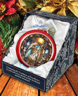 Adorno de bola de cristal para el pesebre "Una luz guía" de G. Debrekht - Decoración navideña - 73566C