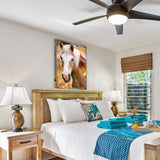 Arte mural de madera con cabeza de caballo de Nature Wonders - Decoración de vida silvestre - 95374B