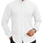 Lion Nardo Mens Dress Shirts Wrinkle Free Dress Shirts for Men Long Sleeve Button Down Shirts Banded Collar Shirts - Lootquake