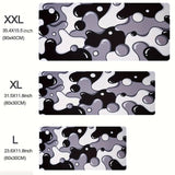 Professional Craftsman Gaming Mouse Pad - Large, Extra-Large, XXL Black & White Camouflage Design, Stain-Resistant & Non-Slip Rubber Base with Durable, Odor-Free Surface - Ideal for Gamers, Mouse Pad Gaming