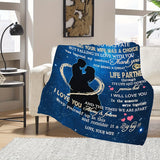 1pc, Blanket For The Husband Of The Wife, A Birthday Gift For The Man, A Blanket Gift For The Husband Birthday Gift Ideas, The Best Christmas Valentine Wedding For Him, Warm Cozy Soft Blanket For Couch Bed Sofa Office Camping
