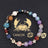Twelve Constellation Constellation Bracelet Natural Stone Cut Color - Lootquake