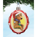 Doggy Mercury Glass Ornaments - Christmas Decor by Laura Seeley - 770144S3-LS