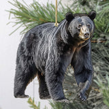 Adornos de madera de oso negro de Alaska de G.Debrekht - Decoración navideña con temática de vida silvestre - 8710105-1