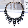 Luxurious Exaggerating Geometric Big Gem Necklace - Lootquake