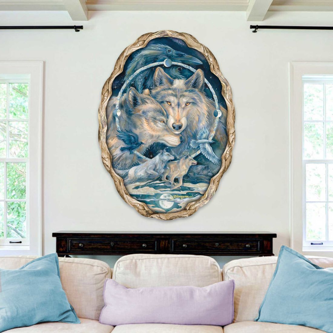 In Spirit I Am Free Wildlife Wall Art - J. Bergsma - Wildlife Holiday Decor - 8591723W-JB