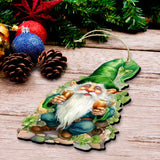 Lucky Leprechaun Wooden Ornaments by G. DeBrekht Easter Spring Decor - 8652778