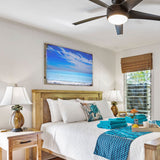 Arte mural costero de madera The Beach Wood de Nature Wonders - Decoración costera con vida marina - 95226-3B