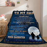 Manta polar acogedora para papá: un emotivo regalo para el Día del Padre. Manta de franela suave y cálida para todas las estaciones, perfecta para usar en interiores y exteriores.