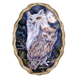 Night Watch Owls Wildlife Wall Art - J. Bergsma - Wildlife Holiday Decor - 8591902W-JB