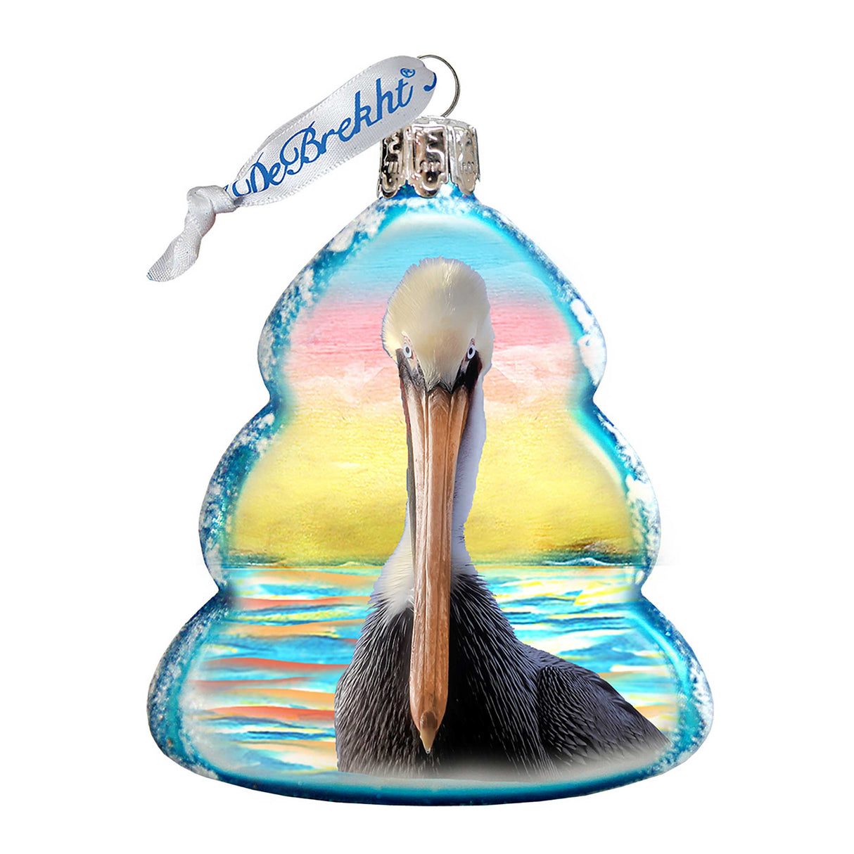 Adorno de vidrio de mercurio de G. DeBrekht - Decoración navideña costera - 776279