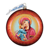 Mary And Joseph Glass Ornament by G. DeBrekht - Nativity Holiday Decor - 764-002