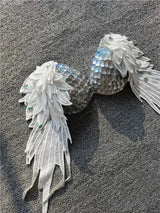 Handmade Sequined Mermaid Scale Bikini Lingerie - Lootquake