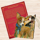 Adornos de madera "Pareja de perros" de Laura Seeley - Decoración para perros y gatos - 8511021-LS