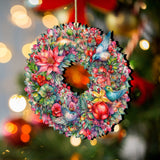 Adornos de madera con corona de flores de verano de G. Debrekht - Decoración navideña - 8611072