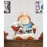 Northern Light Santa Holiday Door Decor by G. DeBrekht - Christmas Decor - 8151844H