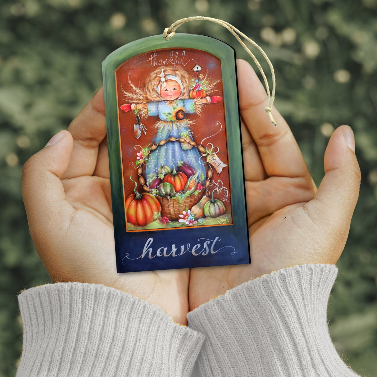 Adornos de madera para la cosecha de agradecimiento de Jamie Mills-Price - Decoración de Acción de Gracias - 8611076-MP