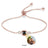 I Love You Nano Micro-carved Projection Stone Round S925 Silver Bracelet - Lootquake