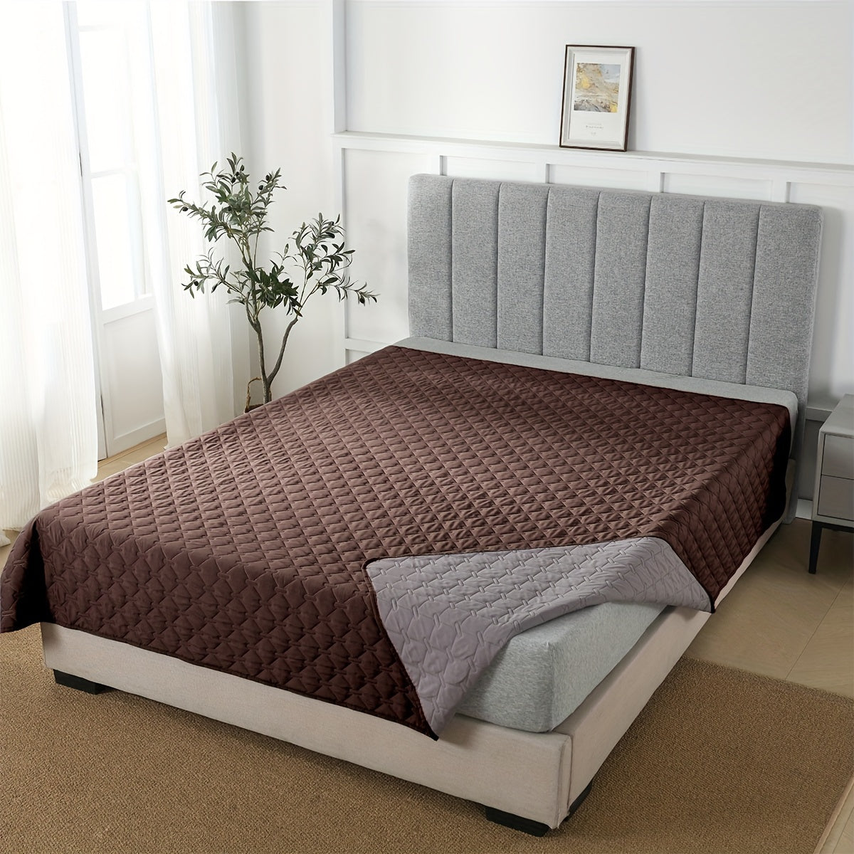 [Protector impermeable para cama de perro] Funda impermeable de doble cara para cama de perro, manta para mascotas, sofá, protector de muebles para perros