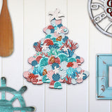 Coastal Tree Coastal Door Decor by G. DeBrekht - Coastal Holiday Decor - 8193149H