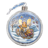 Fairy Girl Glass Ornament by G. DeBrekht - Christmas Decor - 73562C