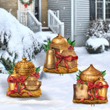 Holy Gifts Outdoor Garden Decor Set of 3 by G. Debrekht - Christmas Tree Outdoor Decor - 8191500-2M3