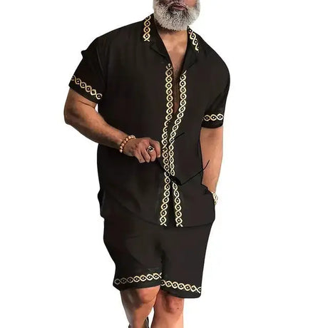 Fashion 3D Digital Printing Hawaiian Vacation Shirt Shorts - Lootquake