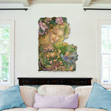 Honeysuckle Holiday Outdoor Scene by Josephine Wall - Christmas Decor - 845620F-JW