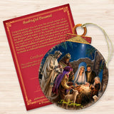 Miracle Nativity Wooden Ornaments by Gelsinger - Nativity Holiday Decor - 8021042-1201