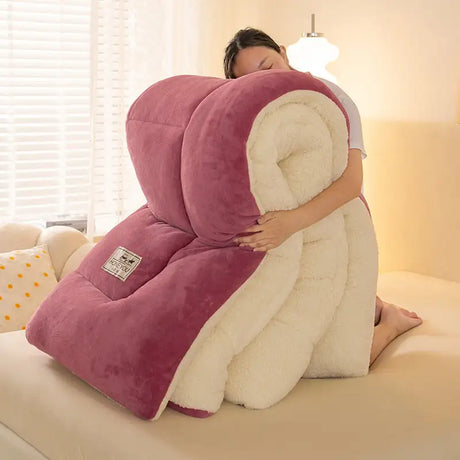 Winter Thermal Coral Fleece Blanket Duvet - Lootquake
